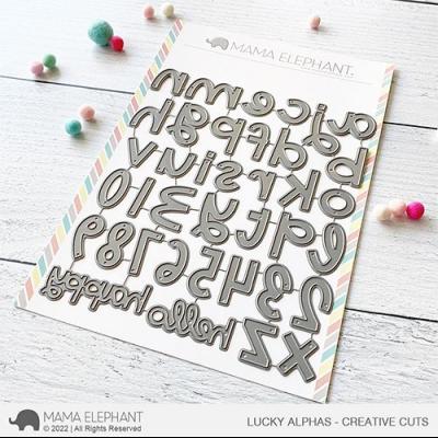 Mama Elephant Creative Cuts - Lucky Alphas